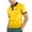 Yellow-9123AA, variant on Hearthz Men's Polo Shirts with Pocket Quarter Zip Men's Short Sleeve Shirts Summer Casual Lapel Collar Workout Shirt for Men ,White XXL