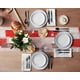 thumbnail image 3 of Table Runner Smile Sunflower con grafiti abstracto, rojo y marrón, 3 of 9