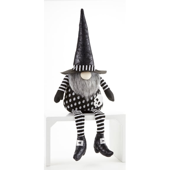 7.2 x 23.5" Dangle Leg Witch Gnome