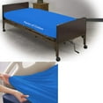 thumbnail image 3 of 2 Piece Hospital Bed Fitted Sheet Standard Sheets for Hospital Bed Cotton - Pack of 2 Fitted Sheets- Egyptian Cotton 400 TC - Hospital Bed Sheets (Egyptian Blue, Standard 36" x 80"x 6"), 3 of 3
