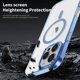 thumbnail image 4 of For iPhone 16 Pro Max Case Compatible with MagSafe TPU+PC Transparent Phone Cover - Baby Blue, 4 of 5