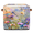 Multicolor 2, variant on CURLYOOT 13 x 13 Inch Cube Storage Bin, Spring Summer Wildflowers Fabric Storage Cube Baskets, Closet Shelves Foldable Bins with Leather Handles for Home Organizer