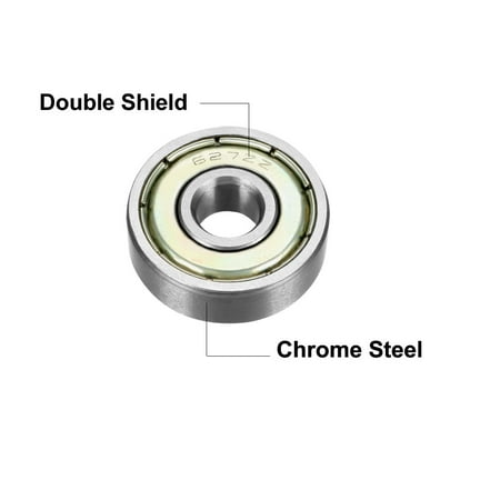 7mm groove 22mm bearing shield chrome deep ball double steel