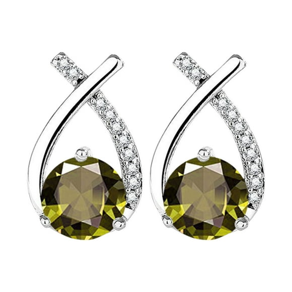 14K Gold Plated Stud Earrings for Women Inlaid Fishtail Zircon Earrings Shine Brightly 14K Gold Plated Flat Back Cartilage Earrings for Women Men Deals of the Day Clearance