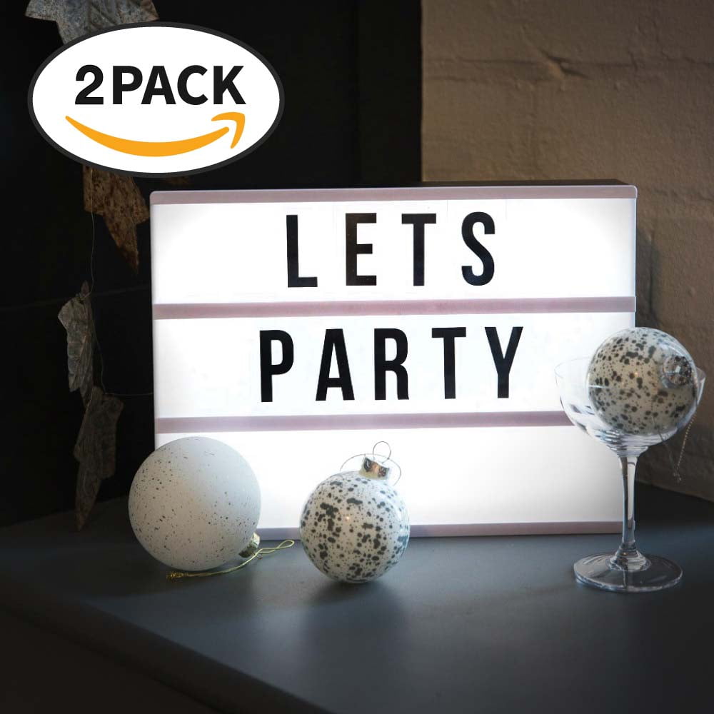 Eutuxia Cinematic Light Box With Letters Led Room Decor