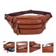 thumbnail image 5 of GOOHOCHY 1 bolso bandolera de piel auténtica para hombre, elegante mochila de hombro., 5 of 8
