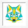 thumbnail image 2 of Abstract Wolf Isolated on White Background. Polygonal Triangle Geometric Illustration, Animals Framed Art Print Wall Art by vanillamilk Sold by Art.Com, 2 of 5
