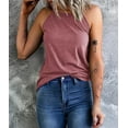 thumbnail image 2 of Langwyqu Summer Sleeveless Tank Tops Women Solid Color Slim Fit Casual Tops, 2 of 5