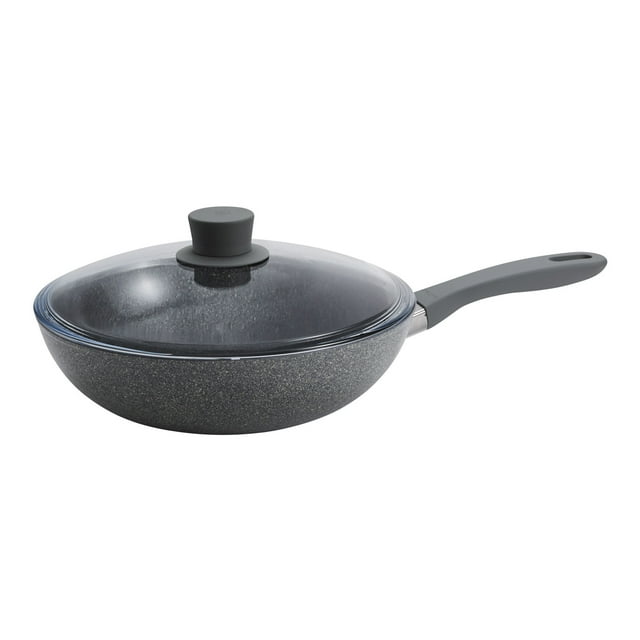 ZWILLING Parma Plus Wok en Céramique 28 cm / 11 Pouces en Aluminium avec Couvercle