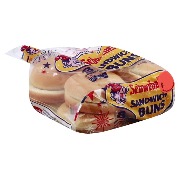 Schwebel Baking Schwebels  Buns, 8 ea