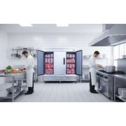 Cooler Depot 83 inch 65 cu.ft, 3 doors Reach-in Commercial Freezer, NSF Certified.