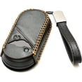 thumbnail image 2 of Vitodeco Genuine Leather Smart Key Fob Cover Compatible with Mini Countryman S ALL4, Countryman SE ALL4, Cooper 2 Door, Cooper S 4 Door, Convertible (4 Buttons, Black), 2 of 5