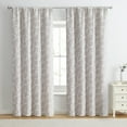 thumbnail image 3 of Better Homes & Gardens Leaves Rod Pocket Blackout Curtain Panel, 1-Piece, Taupe, 50" W x 84" L, 3 of 7