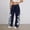 Navy, variant on Womens Wide Leg Sweatpants Y2K Gothic Graffiti High Waisted Lounge Pants Athletic Joggers Pants with Pockets Streetwear Pants(Navy,XXXXXL)