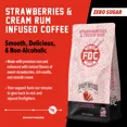 thumbnail image 5 of Fire Department Coffee Strawberries & Cream Rum Infused Medium Roast Premium Ground Coffee, 12 oz, 5 of 7