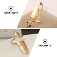 thumbnail image 3 of Shisuyan 4pcs Snake Nail Rings Fingernails Rings Nail Tips Rings Nail Jewelry for Women, 3 of 8