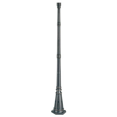 John Timberland Traditional Post Light Pole and Cap Base Classic Bronze 76 3/4 for Post Garden Yard