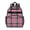 Pink and Black, variant on Blue and Yellow Checkered Pattern Backpack for School, Cute School Bag with Adjustable Shoulder Straps and Padded Back, 15.25"x11.5"x5.25"