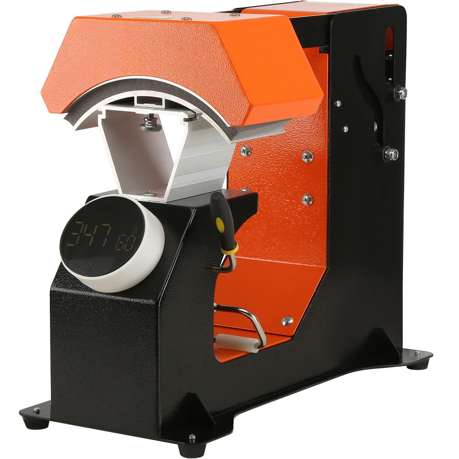 3 in 1 Automatic Hat Heat Press Machine with Interchangeable Plates 6.6x2.7 6.6x3.8 6.1x3 Inches UL Certified Digital Control Panel