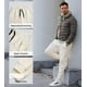 thumbnail image 5 of Joggers Fioboc para hombre, algodón blanquecino con bolsillos, talla M, 5 of 6