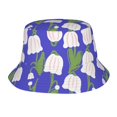 thumbnail image 1 of ZICANCN Bucket Hat -Plower Coloring Pattern Unisex Print Double-Side-Wear Bucket Hat for Fishing Beach Outdoor, 1 of 5