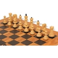 thumbnail image 4 of Zagreb Series Chess Set Ebony & Boxwood Pieces with Queen's Gambit Board - 3.25" King, 4 of 7