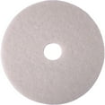thumbnail image 1 of 3M White Super Polish Pad 4100 - 5/Pack - Round x 14" Diameter x 1" Thickness - Floor, Buffing, Polishing - Ceramic Tile, Concrete, Linoleum, Marble, | Bundle of 2 Cartons, 1 of 1