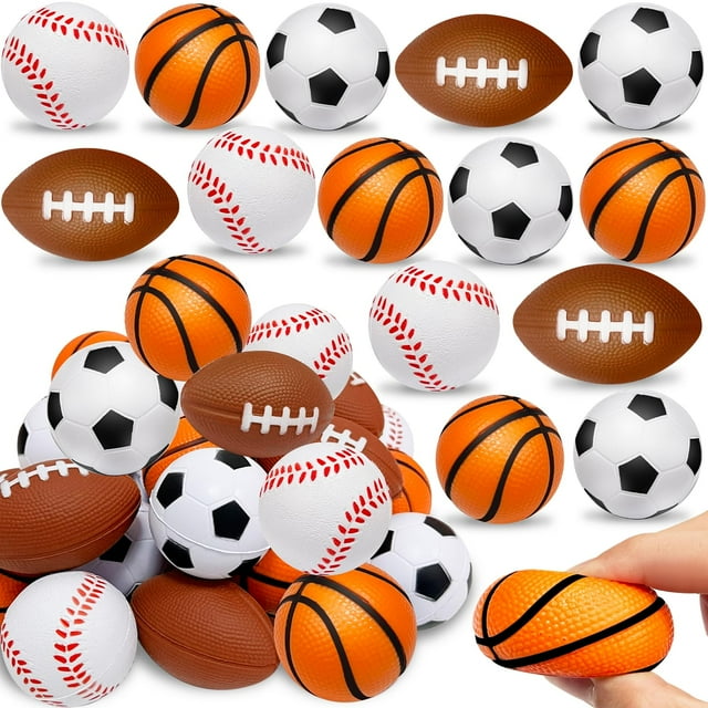 Pelota antiestrés Toy AMENON Sports, baloncesto, béisbol, fútbol y fútbol