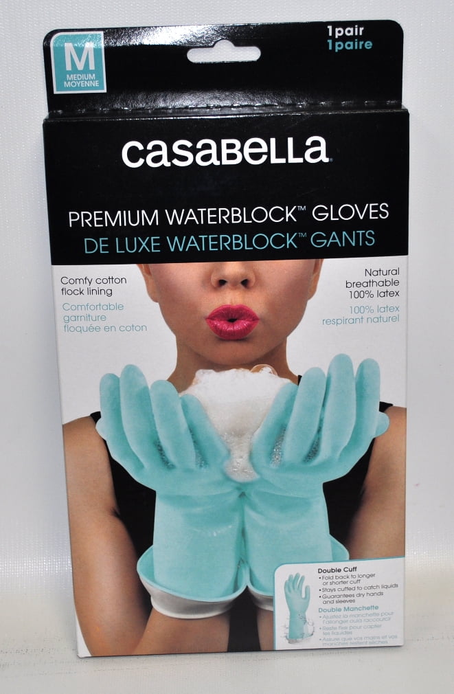 Casabella Water Block Premium Gloves Medium Blue