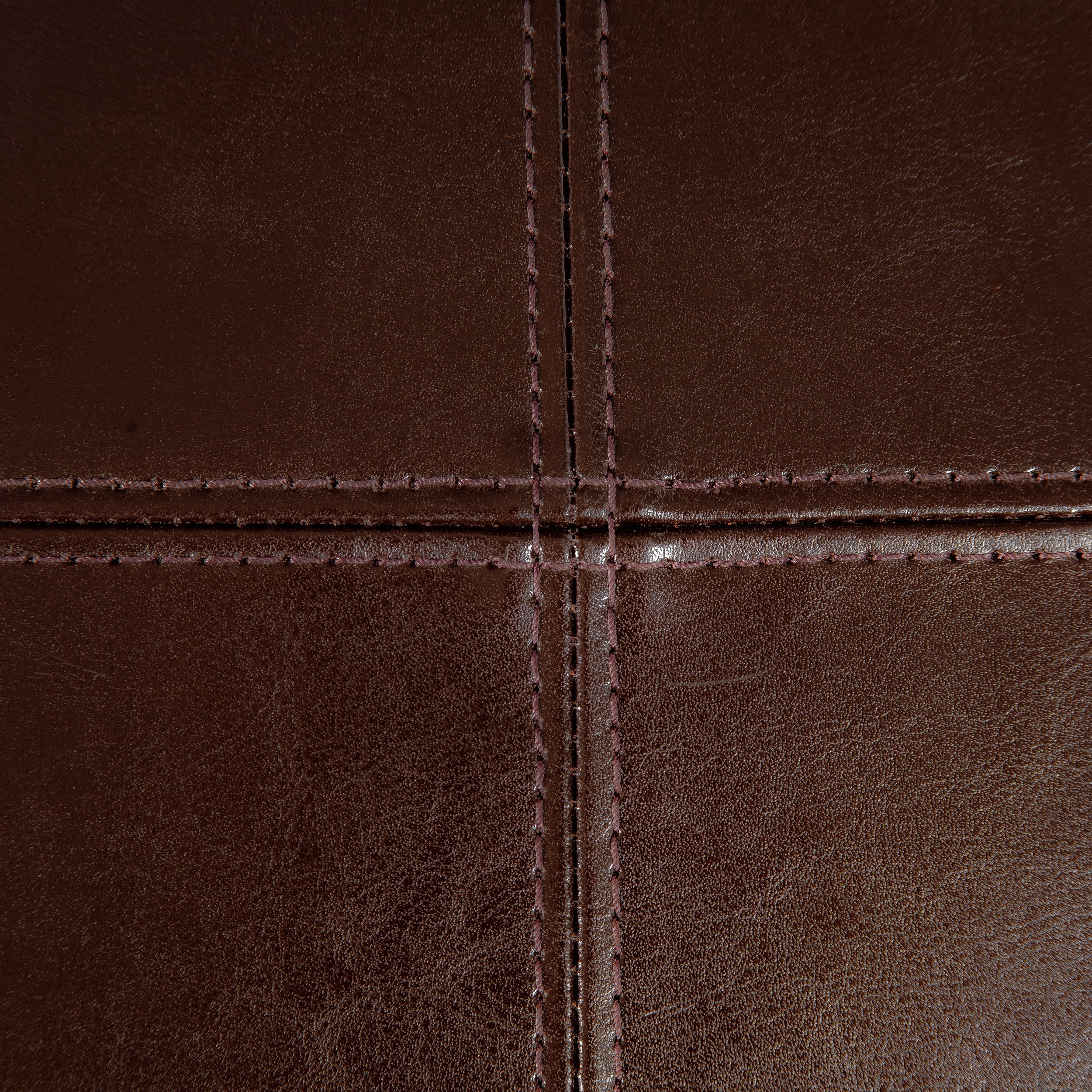 Noble House Franklin Contemporary Leather Dining Chairs, Set of 6, Chocolate Brown