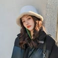 thumbnail image 2 of YooGuoGuo Women Winter Bucket Hat Foldable Warm Thick Fleece Lined Cap, 2 of 6