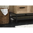 thumbnail image 5 of Elegant Decor Eugene 48" Aluminum MDF Single Bathroom Vanity in Natural Oak, 5 of 8