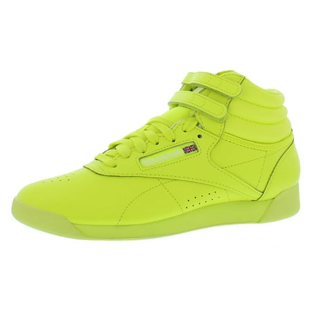 Reebok F/S Hi Womens Shoes Size 9, Color: Solar Acid Yellow/Solar Acid Yellow/Footwear White
