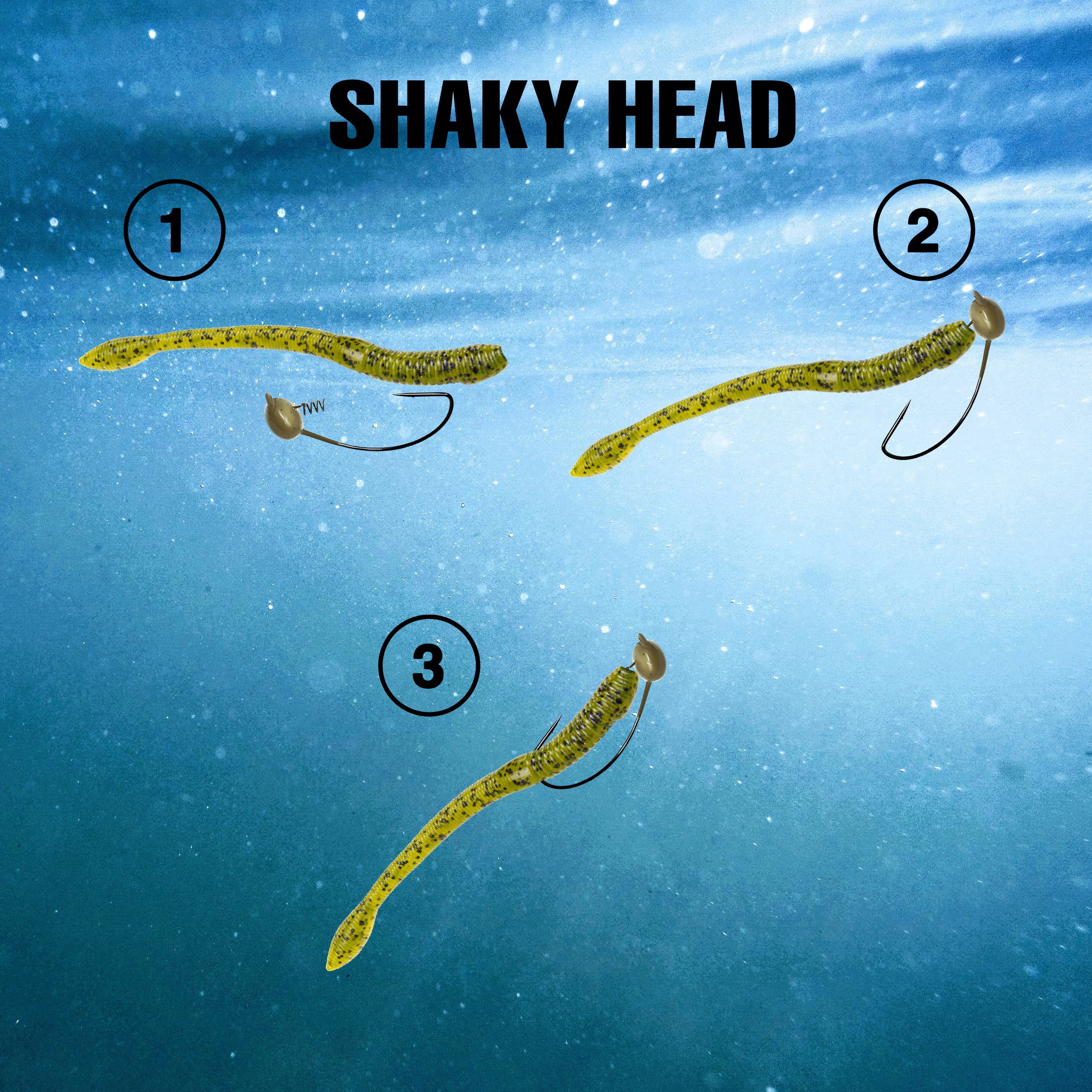 Reaction Tackle Shaky Head Black 3/8 EWG