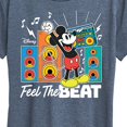 thumbnail image 3 of Disney - Mickey Feel The Beat - Women's Short Sleeve Graphic T-Shirt, 3 of 5