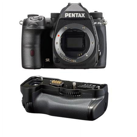 UPC: 0192223181281 | K-3 Mark III APS-C-Format DSLR Camera   Black with Pentax D-BG8 Battery Grip  Black