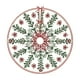 thumbnail image 2 of Washable Christmas Tree Skirt Christmas Tree Rug Decor Short Pile High-Definition Printed Christmas Tree Skirt, 2 of 6