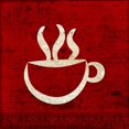 thumbnail image 2 of Allen, Kimberly 20x20 White Modern Wood Framed Museum Art Print Titled - Red Coffee 1, 2 of 4