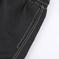 thumbnail image 5 of Denim Shorts for Men High Waisted Elastic High Waist Pant Pull On Stretch Joggers Pants Dressy Causal Sweatpants Bussiness Going Out Trouser Office Work Shorts with Pockets, 5 of 6