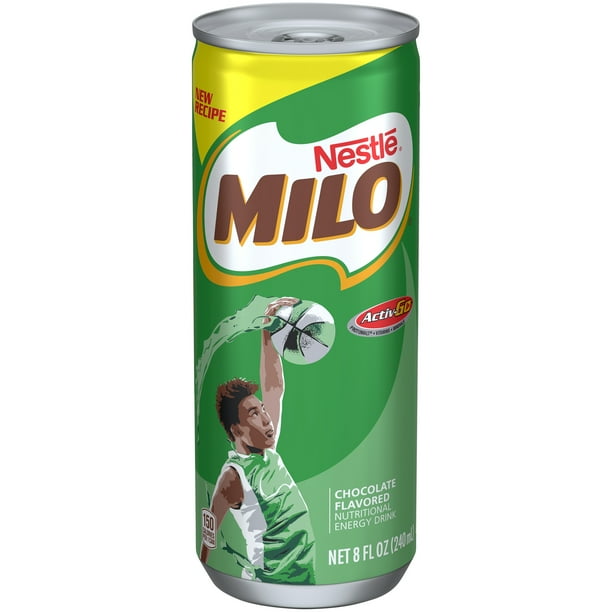 MILO Chocolate Nutritional Energy Drink 8 fl. oz. Can