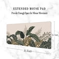 thumbnail image 4 of Tropical Forest Leaves Gaming Mouse Pad - Extended Large Size, Non-Slip Rubber Base, Perfect for Home Office, Computer Desk Mat, 31.5x15.7 Inch, Eco-Friendly Design, 4 of 6