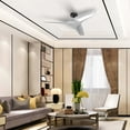 thumbnail image 4 of Aerofanture Ceiling Fans with Remote Modern 52 inch Ceiling Fan No Light with Reversible Blades, Silver, 4 of 6