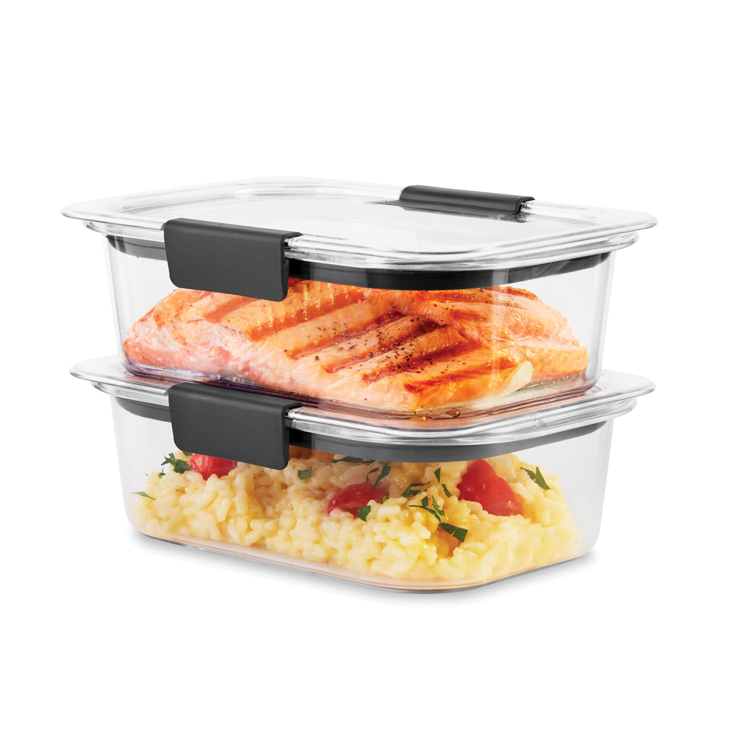 Rubbermaid Brilliance Plastic Food Storage Container, 760 mL (3.2 Cup), 1 Pack