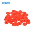 thumbnail image 3 of Unique Bargains 40PCS Screw Cap Covers, 12mm Screw Decorative Caps for Phillips Cam Lock Nuts Self-Tapping Screws, Red, 3 of 6