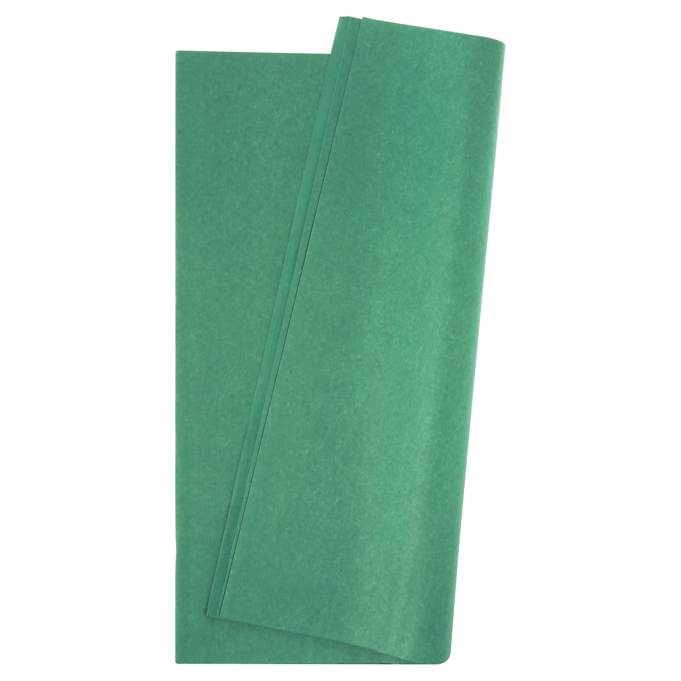Holiday Green Wrap Tissue Paper 15 inch x 20 inch - 100 Sheets