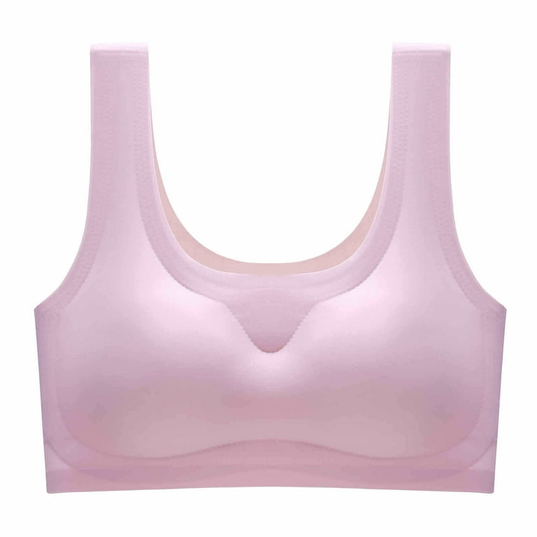 Meichang Sports Bras for Women Wireless Support T-shirt Bra Seamless  Breathable Bralettes Stretch Yoga Workout Bras
