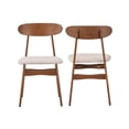 thumbnail image 2 of New Classic Furniture Morocco Wood Dining Chair in Natural (Set of 2), 2 of 7