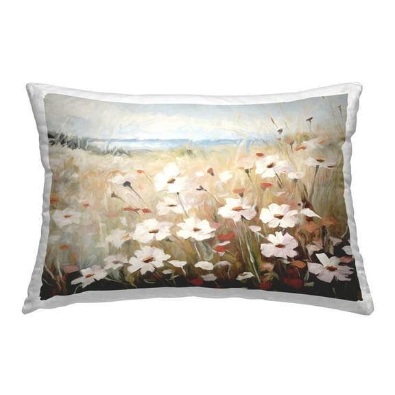 Stupell Industries Meadow Daisies Landscape Decorative Printed Throw Pillow Design by Ramona Murdock