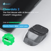 CheerTok Cheerdots 2 Wireless Touchpad All-in-one Pocket AirMouse AI Recording ChatGPT Enabled Mouse Presenter Smart Phone Remo