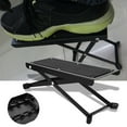 thumbnail image 1 of Metal Guitar Pedal Adjustable Height Anti Slip Foldable Foot Stool for Instruments Carry Bag Included, 1 of 7